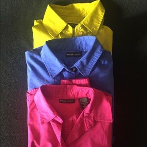 long sleeve button down/business shirts BUNDLE